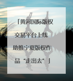 黄河国际版权交易平台上线 助推宁夏版权作品“走出去”