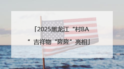 2025黑龙江“村BA”吉祥物“隆隆”亮相