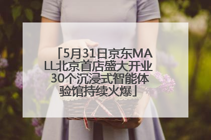 5月31日京东MALL北京首店盛大开业 30个沉浸式智能体验馆持续火爆
