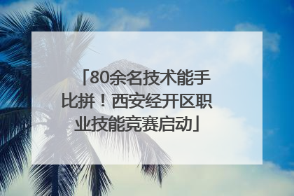 80余名技术能手比拼！西安经开区职业技能竞赛启动