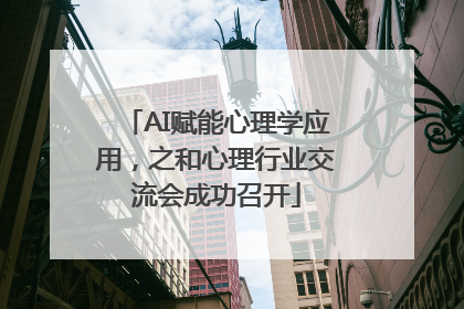 AI赋能心理学应用，之和心理行业交流会成功召开